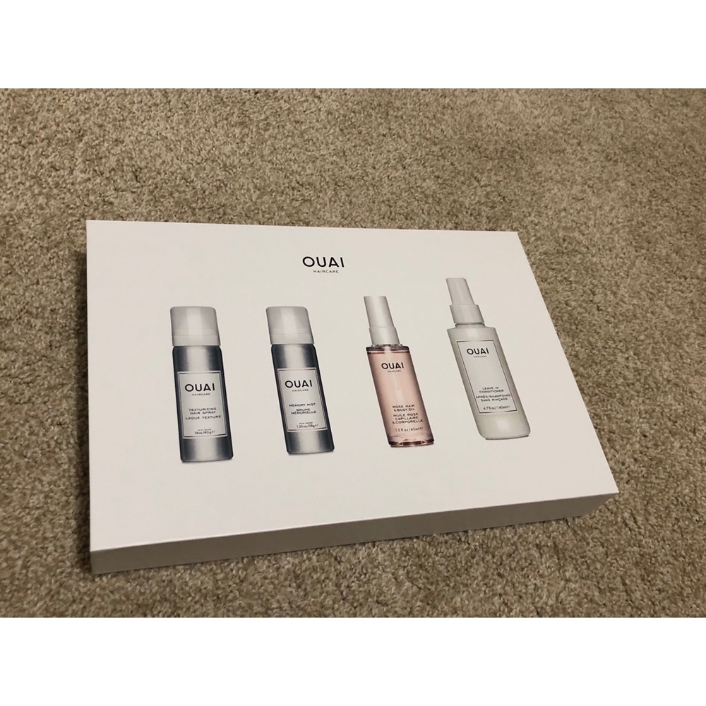OUAI hair styling and haircare set